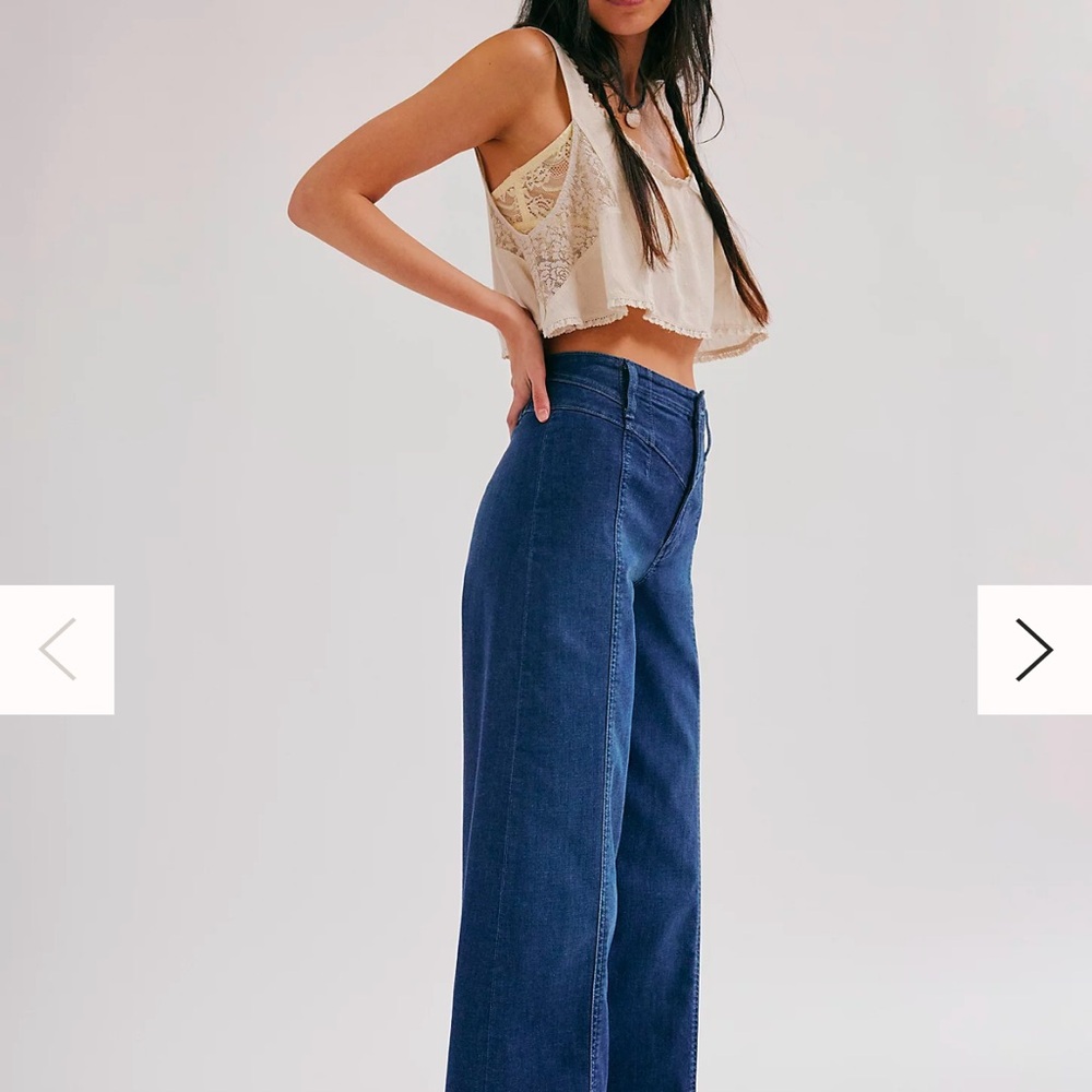 We the free wide leg libre jeans